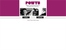 Tablet Screenshot of cypp.powys.gov.uk