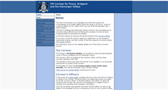 Desktop Screenshot of hmcoroner.powys.gov.uk