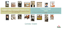 Tablet Screenshot of history.powys.org.uk